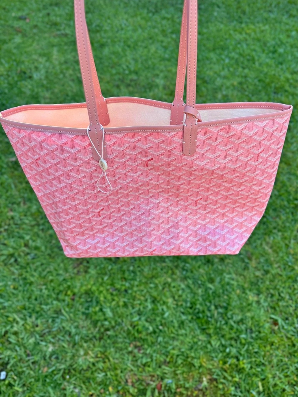 Pink Patterned Tote Bag - Elegant Everyday Carry